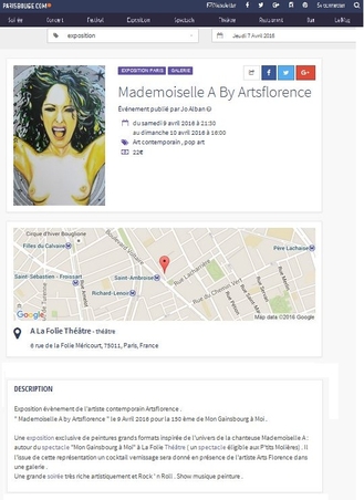 ParisBouge parle expo mademoiselle A by artsflorence - art contemporain